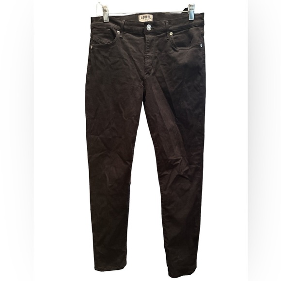 AGOLDE Women’s Black‎ Ankle Jeans Sz 30 Inseam 28 Rise 10 Excellent - Picture 1 of 7